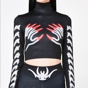 Dolls Kill Long x Nympha Sold Out Top rave